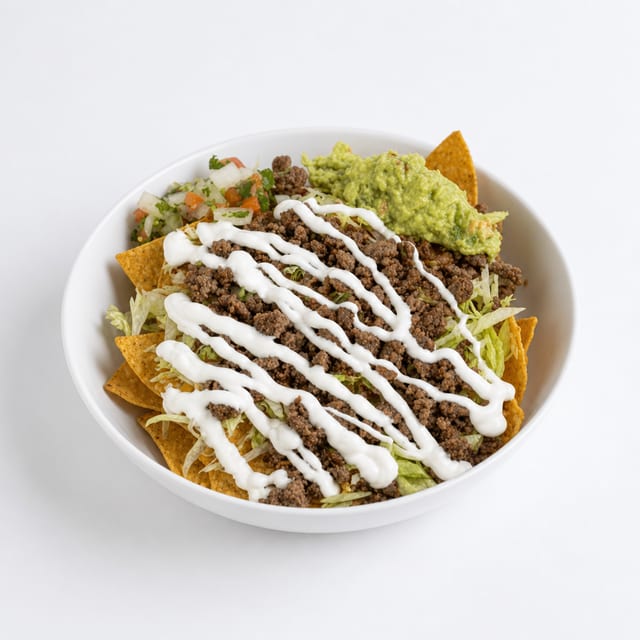 Nachos With Meat.