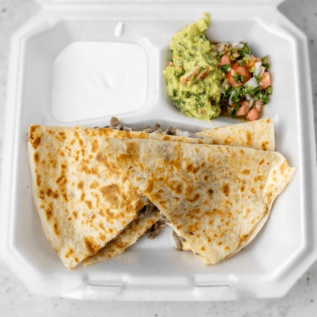 Meat Quesadilla.